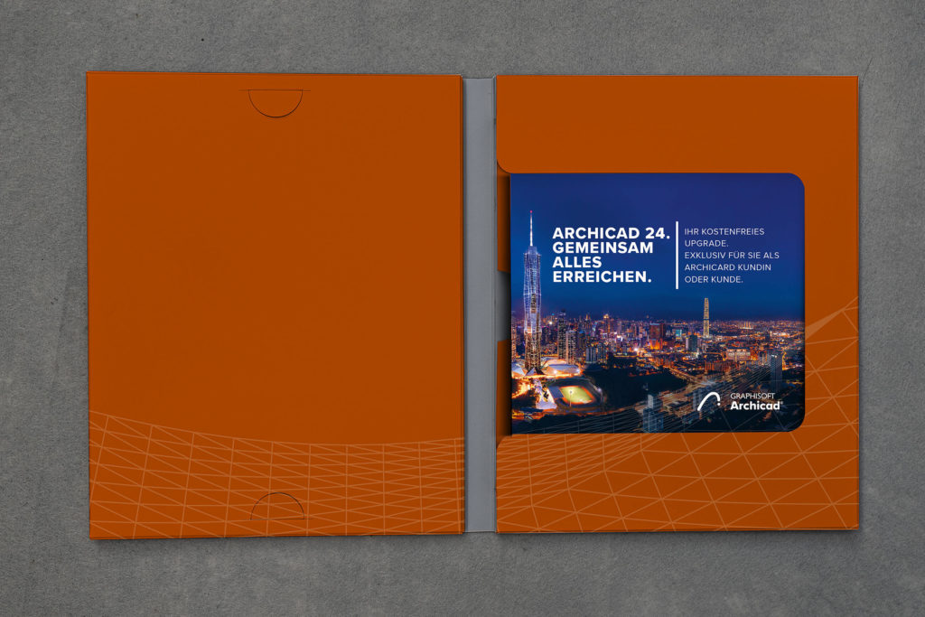 ArchiCARD Box für Archicad 24 geöffnet