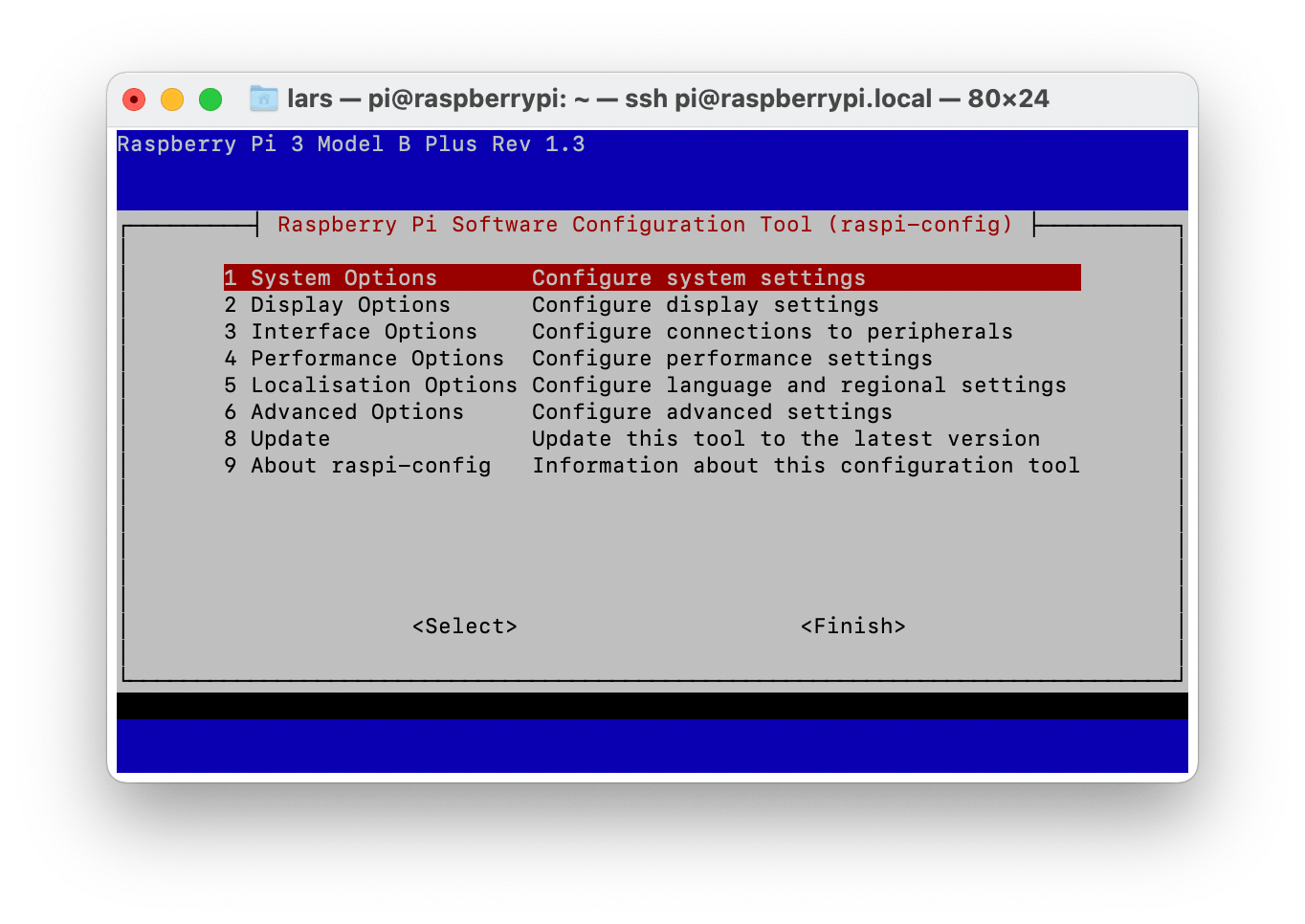 04 Bildschirmfoto Macos Terminal Raspberry Pi Config Einrichten