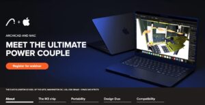 ein archicad mac laptop mit der aufschrift „meet the ultimate power couple“.