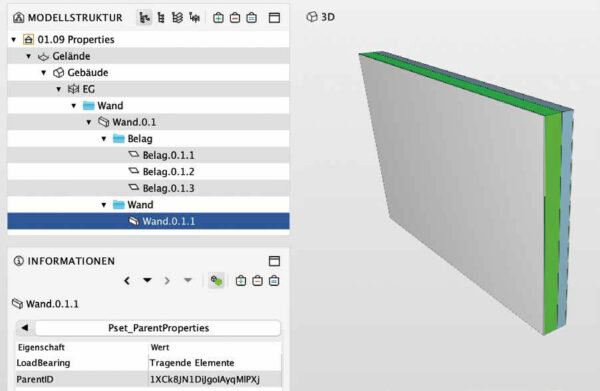 archicad 26 ifc typen zur mengenentwicklung