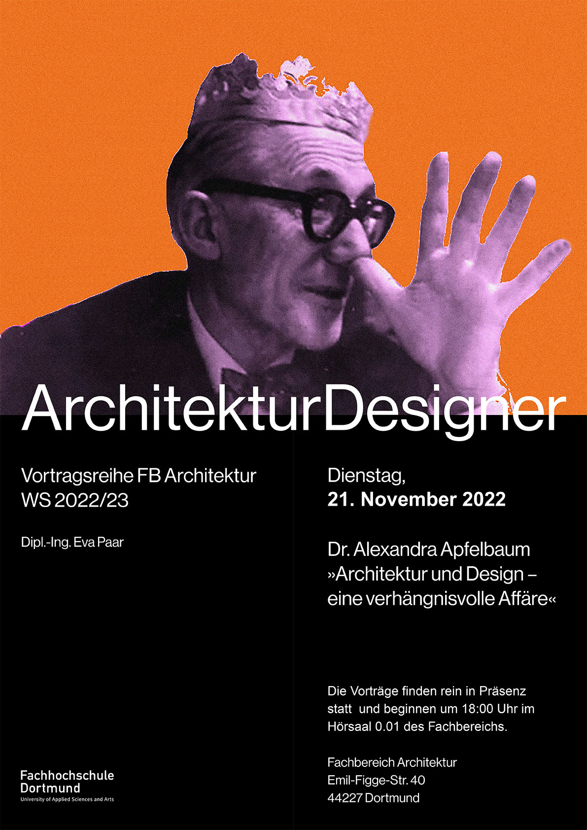 architekturdesigner plakat apfelbaum