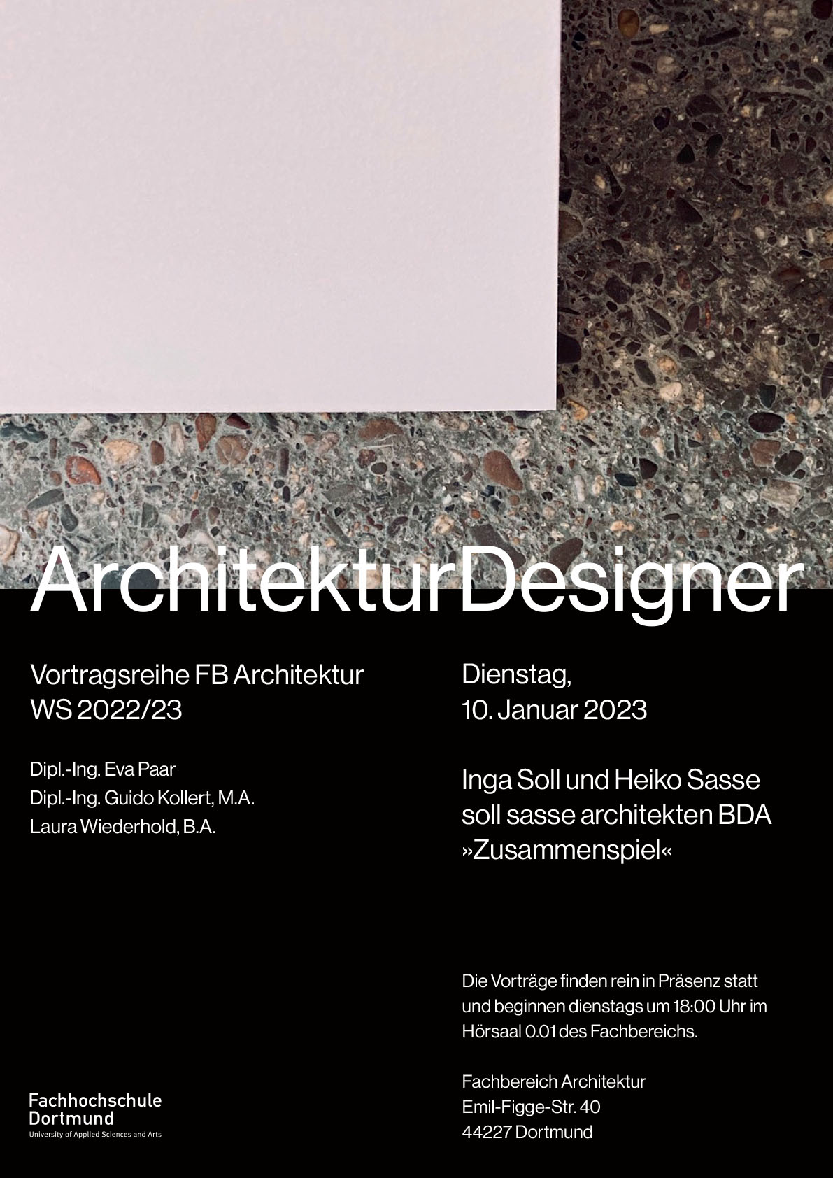 architekturdesigner plakat soll sasse