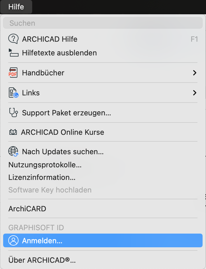 authentifizierung in archicad 06