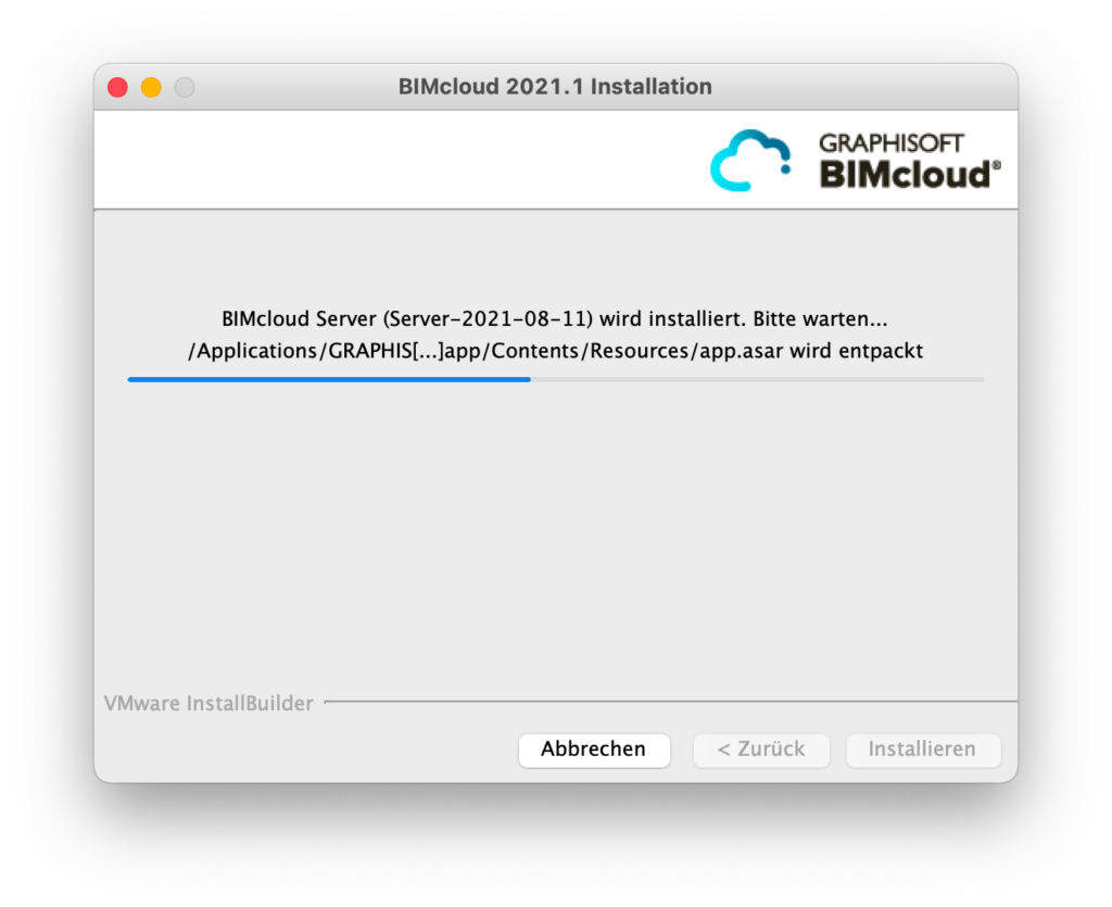 bimcloud installieren schrit fuer schritt anleitung bildschirmfoto 10