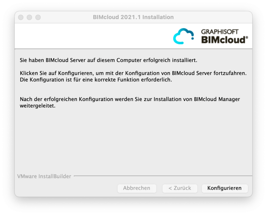 bimcloud installieren schrit fuer schritt anleitung bildschirmfoto 12