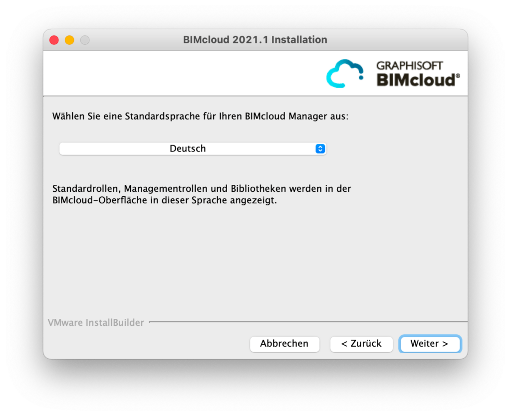 bimcloud installieren schrit fuer schritt anleitung bildschirmfoto 17