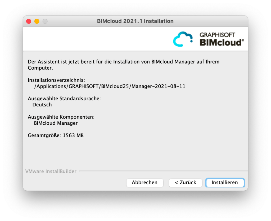 bimcloud installieren schrit fuer schritt anleitung bildschirmfoto 20