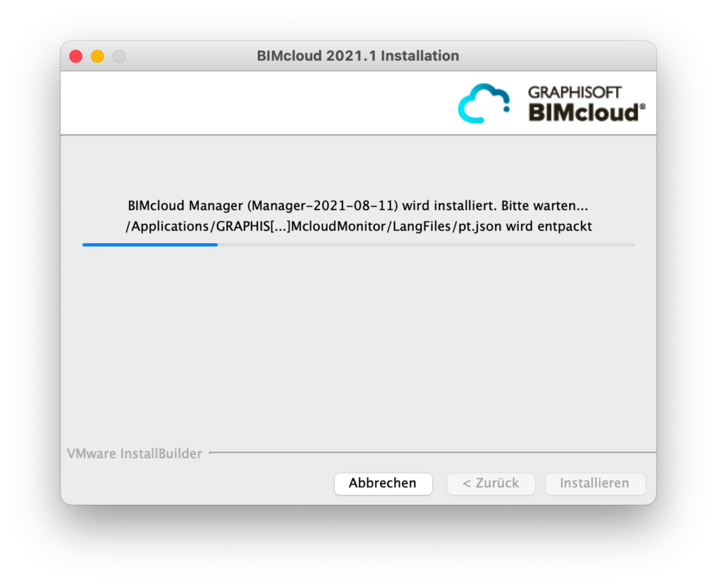 bimcloud installieren schrit fuer schritt anleitung bildschirmfoto 21