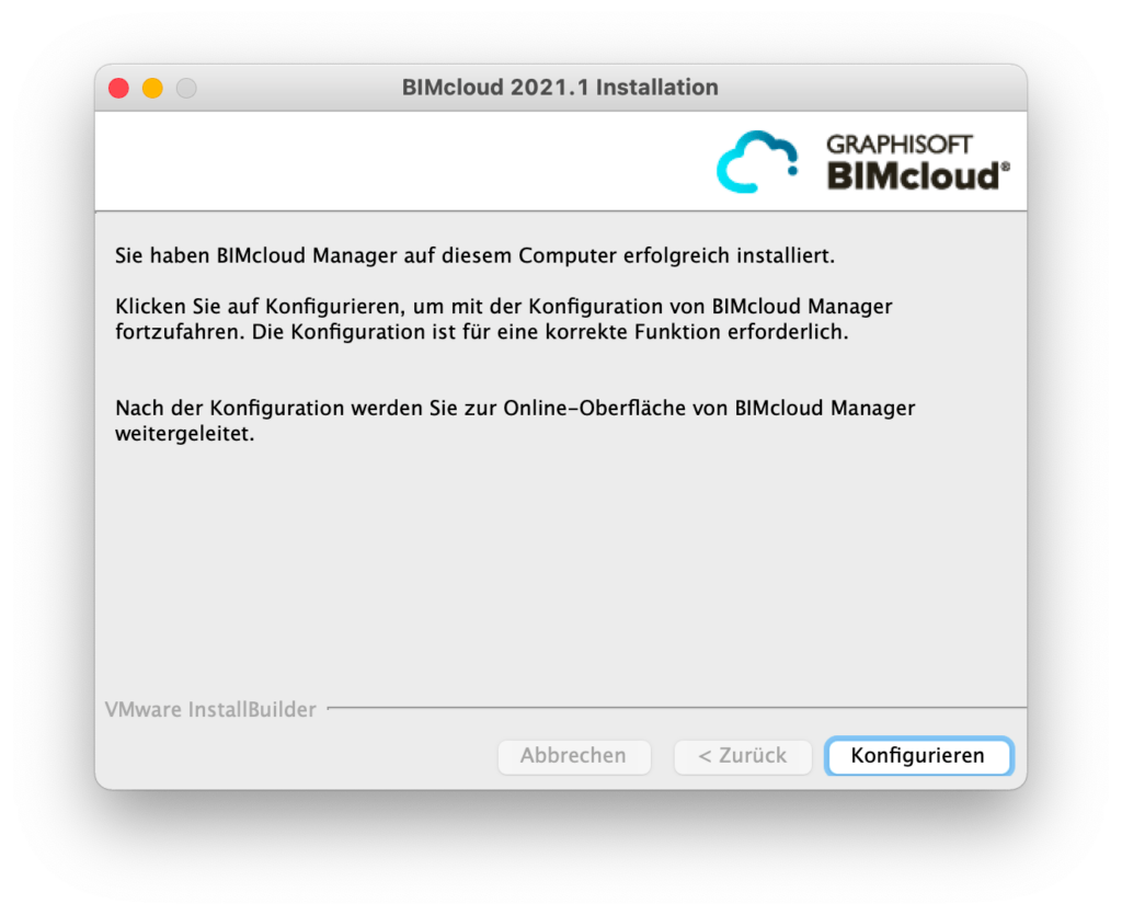 bimcloud installieren schrit fuer schritt anleitung bildschirmfoto 24