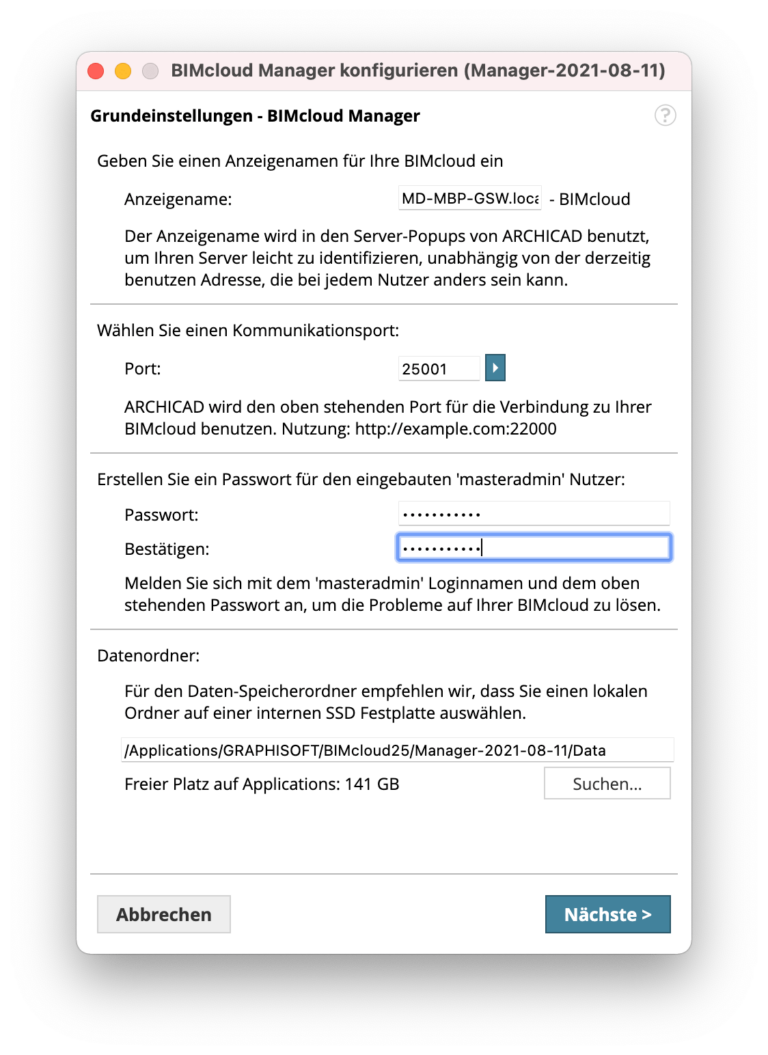 Wie Sie die BIMcloud (Basic) installieren & aktualisieren