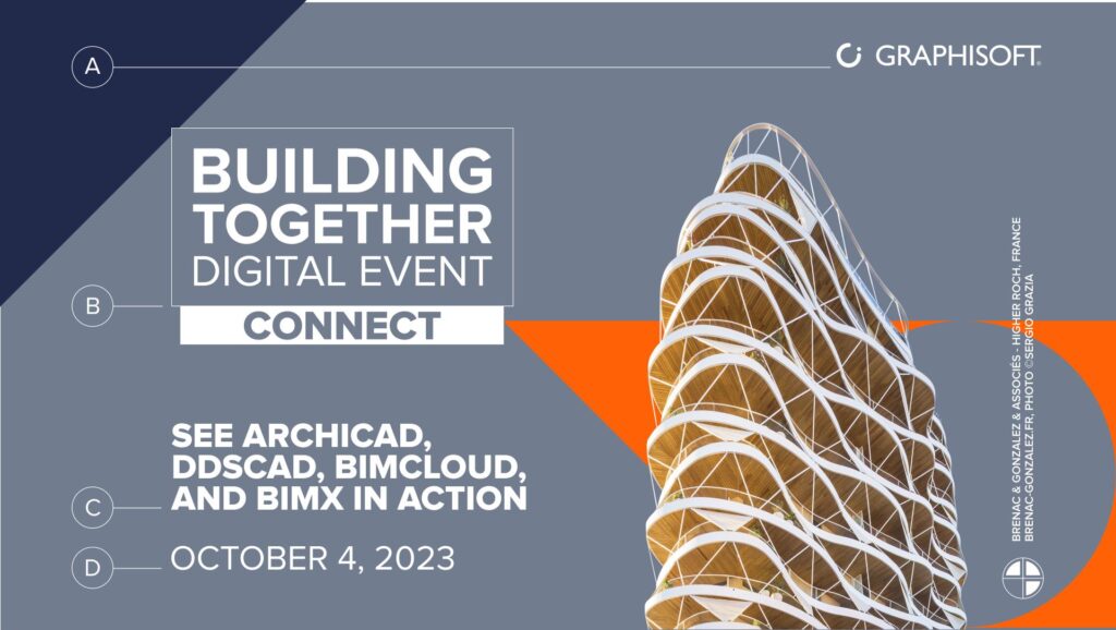 ein flyer für die veranstaltung „building together | connect“ am 4. oktober.