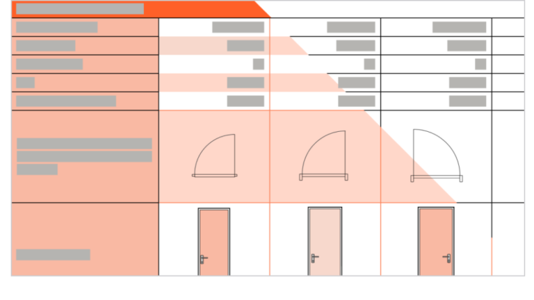 ein diagramm, das die raumaufteilung mit archicad 27 zeigt.