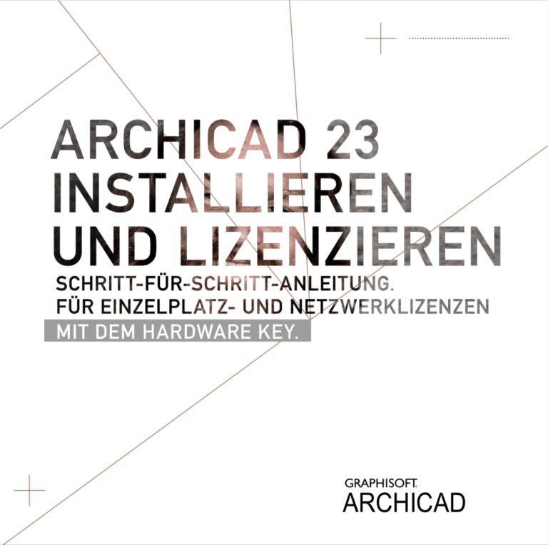 Installationsbroschuere Fuer–archicad 23 Mit–dem Hardware Key