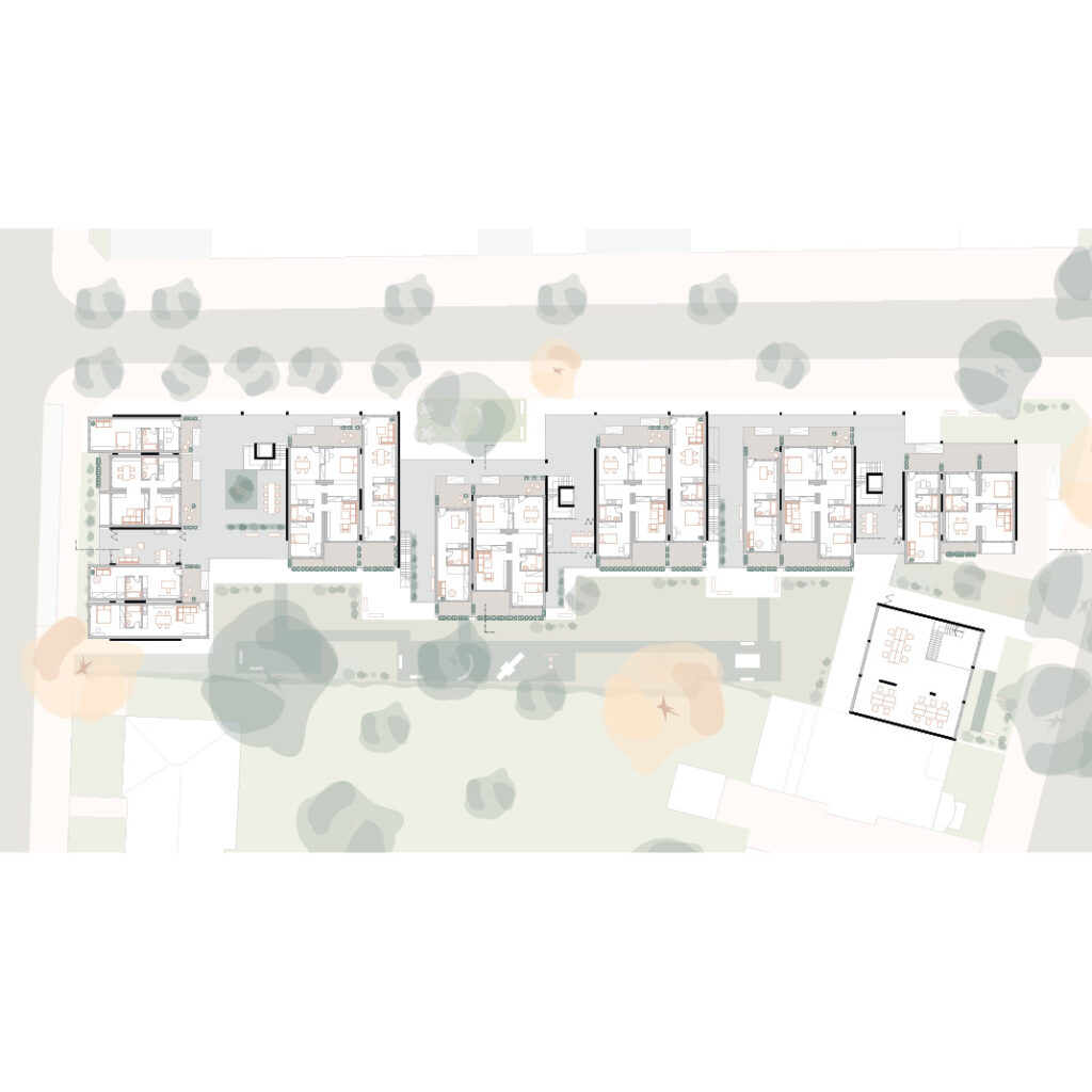 eine mit archicad erstellte modellierungskarte eines gebäudes.