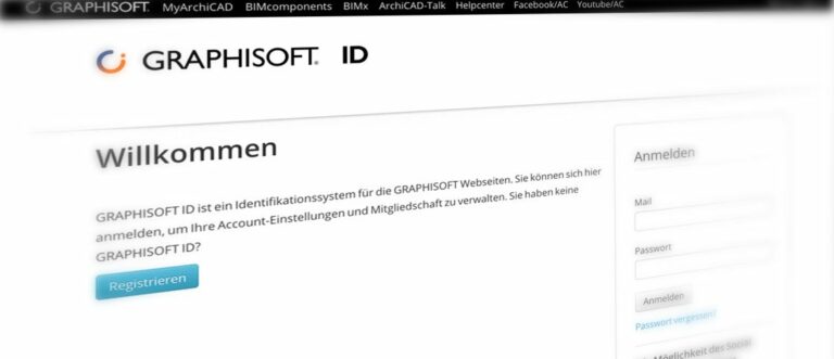 graphisoft id erstellen und anmelden