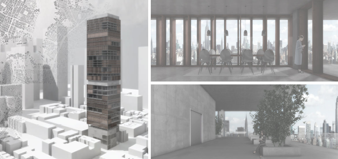 Modellierung eines hohen Gebäudes in ARCHICAD für die Designherausforderung am Montag.