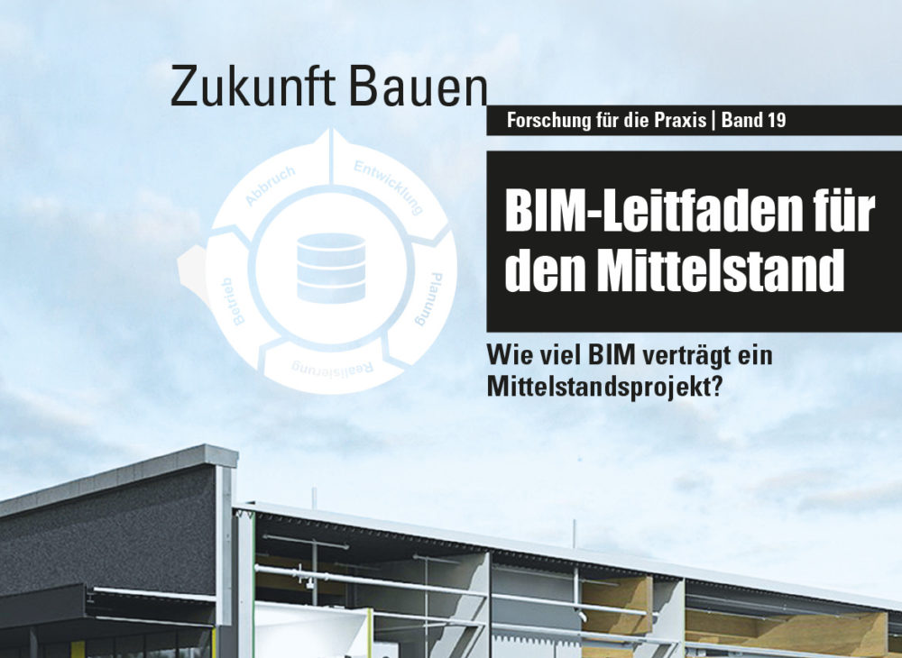 Ein Bild eines Gebäudes mit der Aufschrift zünft bauen, das die Umsetzung der BIM-Richtlinien verdeutlicht.