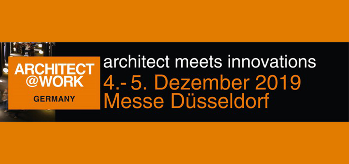 Die Ausstellung Architect@Work vereint am 4. und 5. Dezember innovative Architektur in der Messe Düsseldorf.