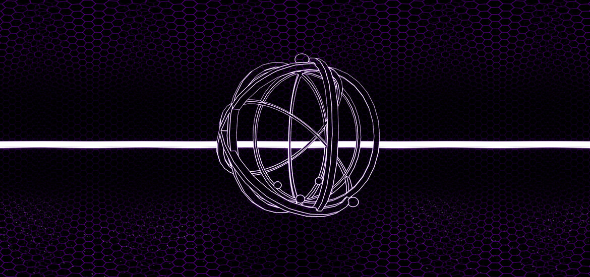 Ein mit ARCHICAD erstelltes Bild eines Kreises auf violettem Hintergrund.